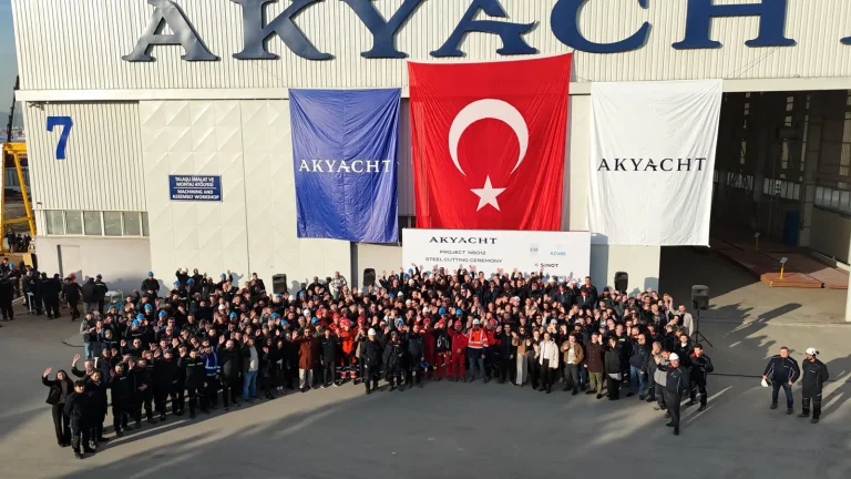 AKYACHT’ın 125 Metreyi Aşan Süperyat Projesinde İnşa Başladı