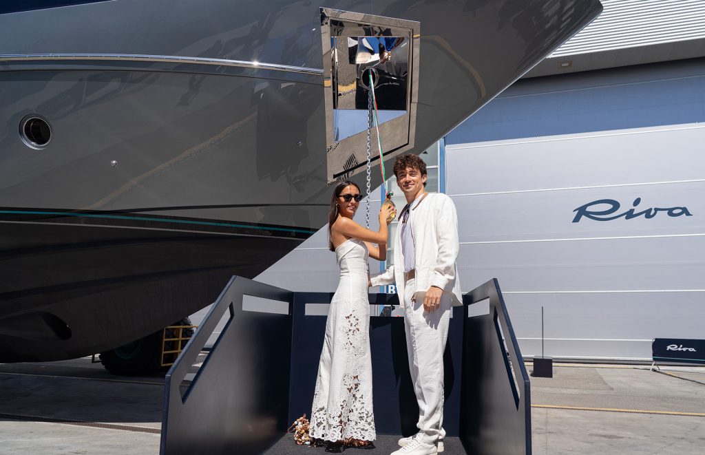 Charles Leclerc İçin Üretilen Yeni Riva 102’ Corsaro Super Suya İndirildi